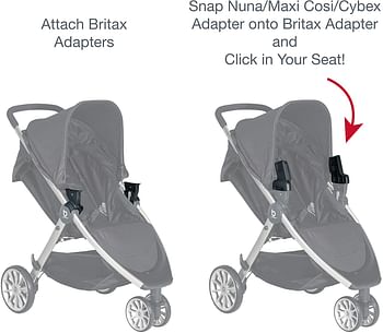Britax Infant Car Seat Adapter for Nuna, and Maxi Cosi Car Seats