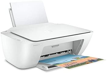 HP DeskJet 2320 All-in-One Printer, USB Plug and Print, scan, and copy -white