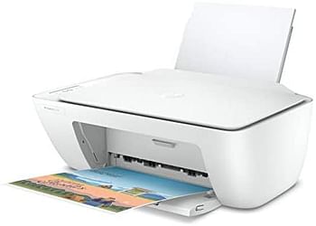 HP DeskJet 2320 All-in-One Printer, USB Plug and Print, scan, and copy -white