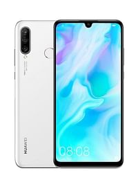 Huawei P30 Lite Smartphone, Dual SIM, 128 GB, 4 GB RAM, White