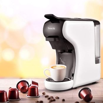 Saachi Multi-Capsule Coffee Machine, White, NL-COF-7058-WH