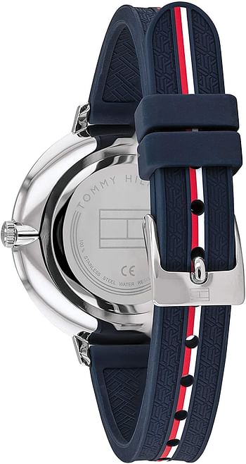 Tommy Hilfiger Women's Navy Dial Navy Silicone Watch - 1782154