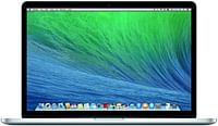 جهاز Apple MacBook Pro 11.1 (A1502 Mid-2014) Core i5 بسرعة 2.6 جيجاهرتز و 13 بوصة ريتينا و 4 جيجابايت رام و 128 جيجابايت SSD 1.5 جيجابايت VRAM و ENG KB - فضي