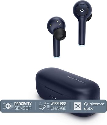 Energy Sistem Earphones Style 7 Wireless Headphones True Wireless Navy (True Wireless Stereo, Proximity sensor, Wireless Charging) Black