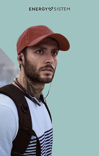 Energy Sistem Neckband BT Travel 8 ANC (Active Noise Cancelling Earphones, Magnetic earbuds, Extended Battery)