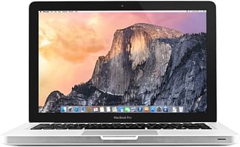 Apple Macbook Pro 9.2 (A1278 13 Inch MID 2012) i7 Core 2.9Ghz 13 Inch 150GB HDD 8Gb Ram Eng/Arabic Keyboard, Silver
