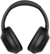 Sony WH-1000XM4 Wireless Noise Cancelling Bluetooth Over-Ear Headphones With Speak to Chat Function and Mic For Phone Call, Black,