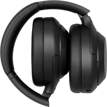 Sony WH-1000XM4 Wireless Noise Cancelling Bluetooth Over-Ear Headphones With Speak to Chat Function and Mic For Phone Call, Black,