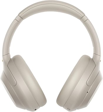 Sony WH-1000XM4 Wireless Noise Cancelling Bluetooth Over-Ear Headphones With Speak to Chat Function and Mic For Phone Call, Silver