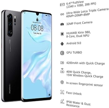 Huawei P30 Pro Single Sim, 8GB Ram 128 GB ROM, Green(Aurora)