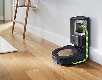 iRobot Roomba s9+ WiFi connected Robot Vacuum with Automatic Dirt Disposal - PerfectEdge® Technology with Corner Brush Advanced Navigation Personlize Schedule Voice Assistant Compatibility