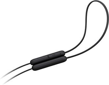 Sony WI-C310 Wireless in-Ear Headphones with 15 Hours Battery Life, Quick Charge, Magnetic Earbuds, Tangle Free Cord, Matt Finish, Bluetooth Ver 5.0, Headset mic for Phone Calls – Black