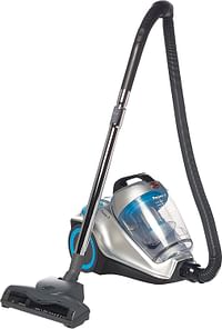 Hoover 2724335610588 Power 7 4L Cyclonic Canister Vacuum Cleaner with HEPA Filter and 2400W Powerful Performance for Home and Office, HC84-P7A-ME, Blue