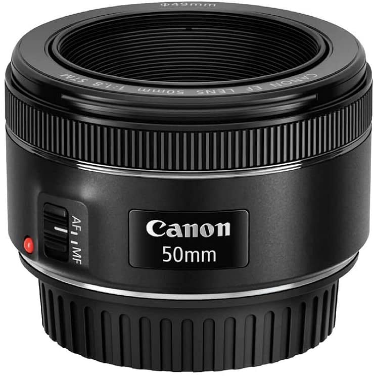 Canon EF 50mm f/1.8 STM Lens - Black