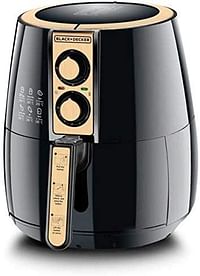 Black+Decker Air Fryer Performance Range Aero Fry 4 liters Af300-B5 - Black/Gold