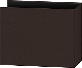 Pioneer Photo Albums Fabric Frame 3-Ring Binder Scrapbook, 12"x12", Chocolate Brown