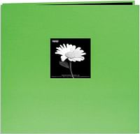 دفتر ذاكرة Pioneer 8 بوصة في 8 بوصة إطار قماشي Postbound ، أخضر ليموني