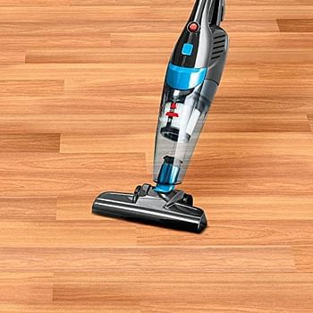 Bissell| Featherweight 2024E  Lightweight Corded Stick Vacuum 3-in-1: Stick Hand and Stair Vacuum Cleaner Multi-Surface Powerful Cleaning Bagless-Easy to Empty - Titanium/Bossanova Blue