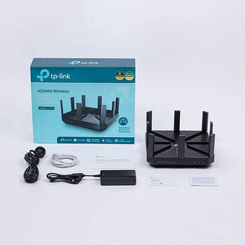 TP-Link AC5400 Wireless Tri-Band MU-MIMO Gigabit Router Archer C5400, Black