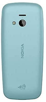 Nokia 220 Feature Phone, 4G, Dual SIM, 16 MB RAM - Light Blue