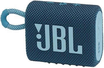 JBL GO3 Portable Bluetooth Speaker Blue