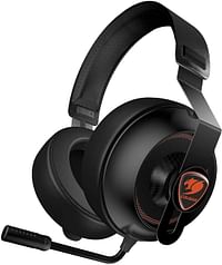 Cougar Gaming Headset Phontum Essential Stereo, Driver 40mm, Inseparable Microphone Type, 3.5mm Connector, Compatible with PS5, XBOX & PC - Black