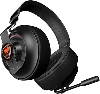 Cougar Gaming Headset Phontum Essential Stereo, Driver 40mm, Inseparable Microphone Type, 3.5mm Connector, Compatible with PS5, XBOX & PC - Black