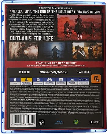 Red Dead Redemption 2 for Playstation 4 Game (PS4)