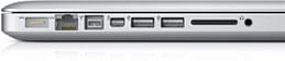 APPLE Macbook Pro 8،1 13.3 بوصة أواخر 2011 2.8 جيجا هرتز i7 8 جيجا بايت رام 750 جيجا بايت HDD ENG KB A1278 - فضي