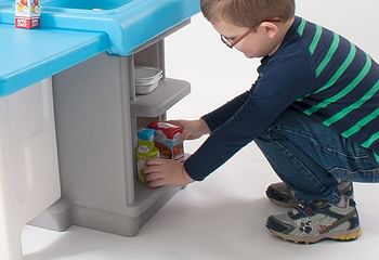 Simplay3 Play Around Kitchen & Activity Center - 21607R-01, Multi Color (216070-01)- 42.8 x 60 x 56 cm