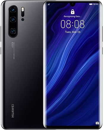 Huawei P30 Pro Smartphone, Dual SIM, 256GB, 8GB RAM - Black