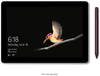 Microsoft Surface GO Tablet- Intel Pentium 4415Y, 10-Inch Touch, 128GB, 8GB, Silver