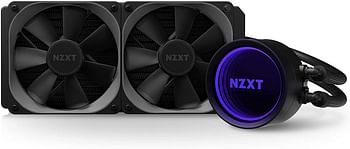 NZXT Kraken X53 240mm - RL-KRX53-01 - AIO RGB CPU Liquid Cooler - Rotating Infinity Mirror Design - Improved Pump - Powered By CAM V4 - RGB Connector - Aer P 120mm Radiator Fans (2 Included) - /Kraken X Gen 3/X53 240mm-Multicolor