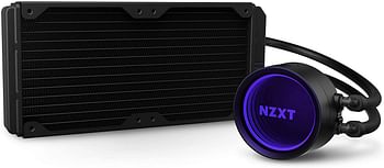 NZXT Kraken X53 240mm - RL-KRX53-01 - AIO RGB CPU Liquid Cooler - Rotating Infinity Mirror Design - Improved Pump - Powered By CAM V4 - RGB Connector - Aer P 120mm Radiator Fans (2 Included) - /Kraken X Gen 3/X53 240mm-Multicolor