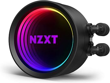 NZXT Kraken X53 240mm - RL-KRX53-01 - AIO RGB CPU Liquid Cooler - Rotating Infinity Mirror Design - Improved Pump - Powered By CAM V4 - RGB Connector - Aer P 120mm Radiator Fans (2 Included) - /Kraken X Gen 3/X53 240mm-Multicolor