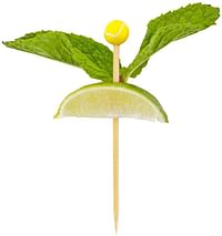 Tennis Picks, Tennis Ball Skewers - Tennis Themed Catering and Party Supplies - 4" - 1000ct Box - Restaurantware/Tennis/4"