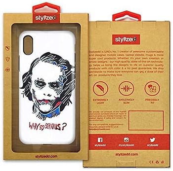 Stylizedd iPhone XS/iPhone X Tough Pro Matte Case Cover Matte Finish - Why So Serious /Multi Colour/One Size