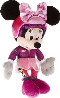 Disney Plush Roadster Minnie Racing, 10 inches , PDP1601259 - Multicolor