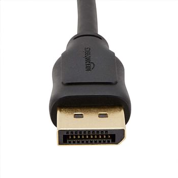 AmazonBasics DisplayPort to DisplayPort HD Display Cable - 25 Feet  /1-Pack/ Black
