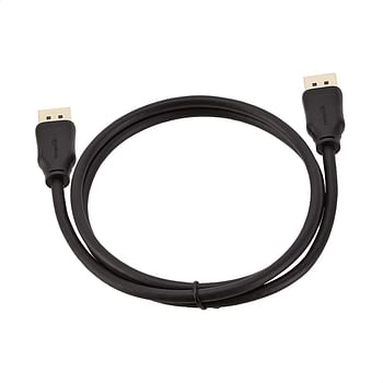 AmazonBasics DisplayPort to DisplayPort HD Display Cable - 25 Feet  /1-Pack/ Black