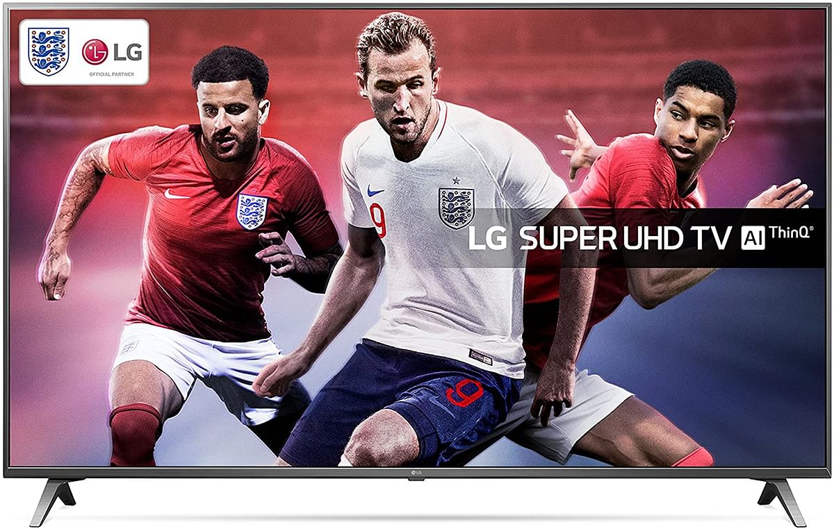 LG 65SK8000PLB 65-Inch Super UHD 4K HDR Premium Smart LED TV with Freeview Play - Brilliant Titan (2018 Model)/Black