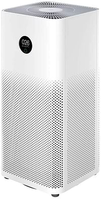 Mi Air Purifier 3H, 3-Layer Integrated 360° cylindrical HEPA filter Removes 99.97% of Pollutants, Delivers 6330 liters of purified air per minute, APP & Voice Control, Whisper Quiet, Only 0.9KW/day