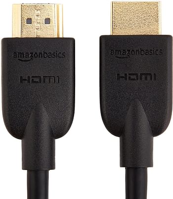 AmazonBasics High-Speed 4K HDMI Cable, 6 Feet, 1-Pack