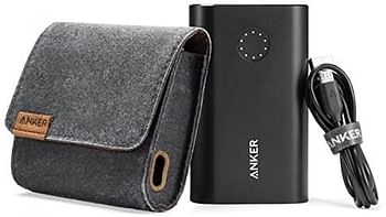 Anker 10050 mAh PowerCore+ Portable Power Bank with Quick Charge 3.0, Black