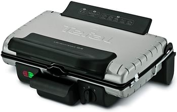 TEFAL Ultra Compact Barbecue Grill, 1700 Watts, Silver, Steel, GC302B28/One size