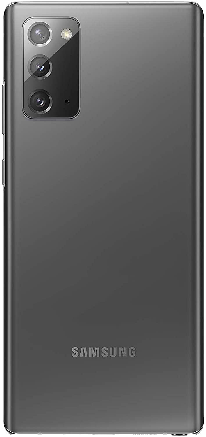 Samsung Galaxy Note20 5G, Pro Grade Triple Camera, 30x Space Zoom, 8K Video, Mobile Gaming Smartphone + S Pen, All Day Battery, Mystic Gray, 256GB