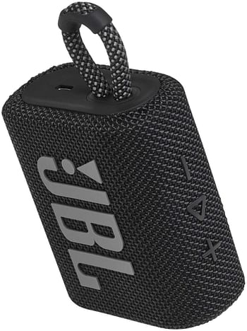 JBL Go 3 portable Waterproof Speaker-Black