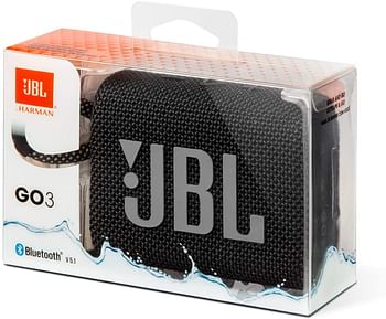 JBL GO3RED Portable Waterproof Speaker-Red/One size