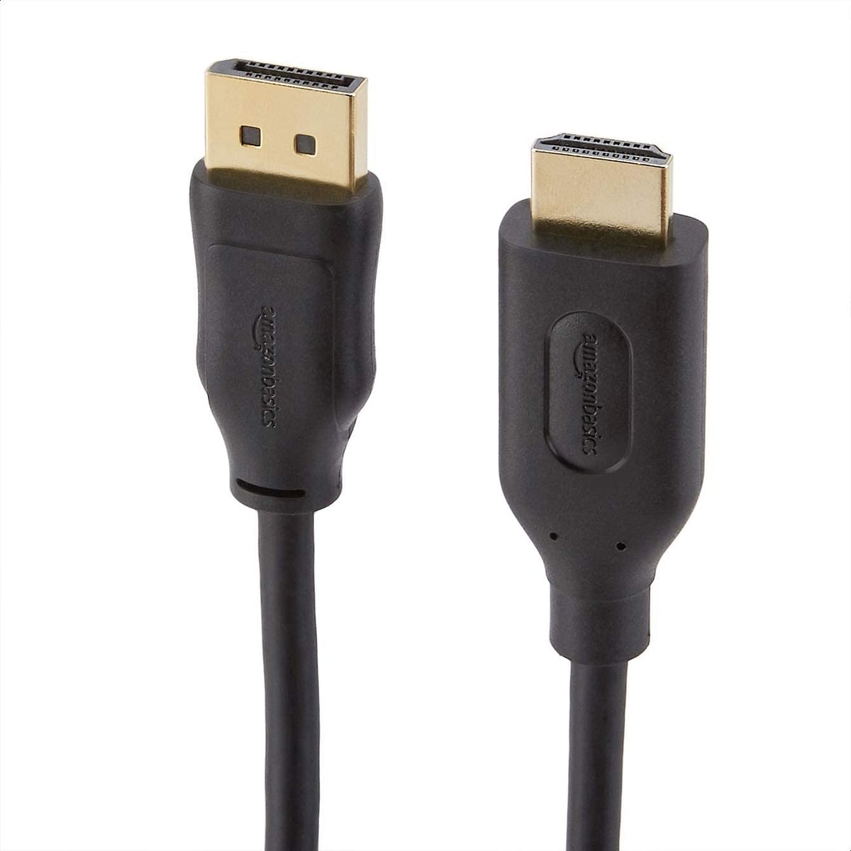 AmazonBasics DisplayPort to HDMI Display Cable - 3 Feet - Black .