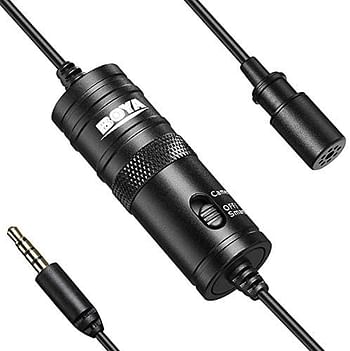 Boya BY-M1 Microphone for Cameras, Laptops, Mobiles black